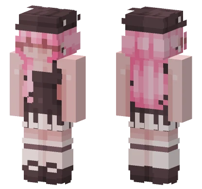 Charlotte Pink Witch Minecraft skin