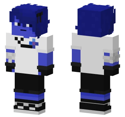 Charredmc Blue Skin Minecraft skin