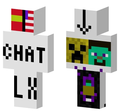 Chat LX Special Celebration Minecraft skin