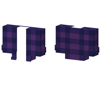 Checkered Blue Purple Magenta Base Minecraft skin