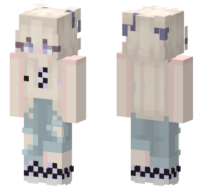 Checkers Girl Minecraft skin