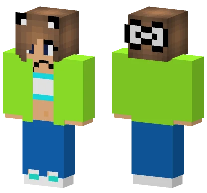 Cheerleading Girl Minecraft skin