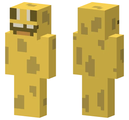 Cheesy Block Person Minecraft skin