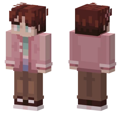 Cherry Blossom Dude Minecraft skin
