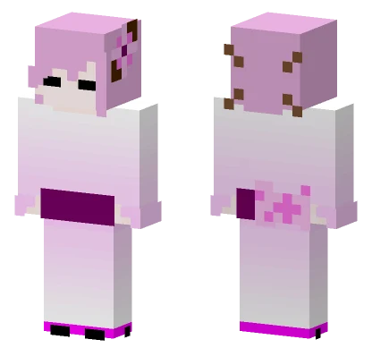 Cherry Blossom Girl Minecraft skin