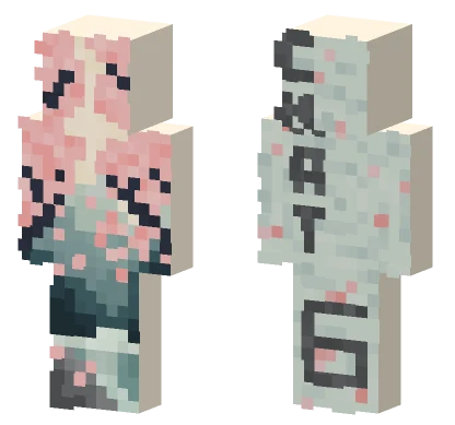 Cherry Blossom Mountains Group Chat Six Minecraft skin