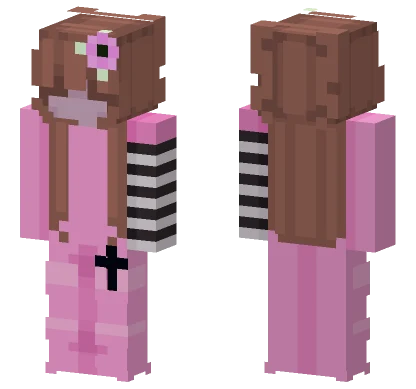 Cherry Blossom Onesie Minecraft skin