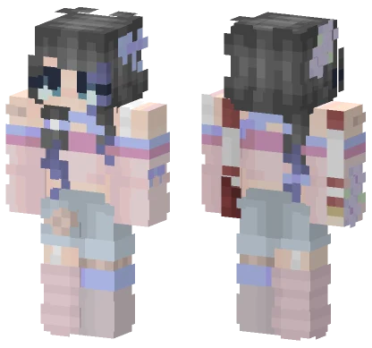 Cherry Blossoming Girl Minecraft skin