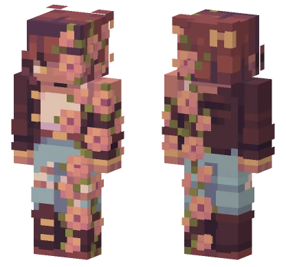 Cherry Blossoms RCE Minecraft skin