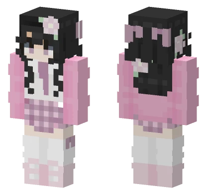Cherry Blossoms RCE Girl Minecraft skin