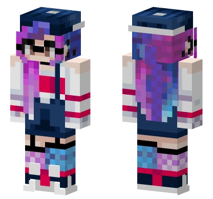 Cherry Galaxy Skin Minecraft skin
