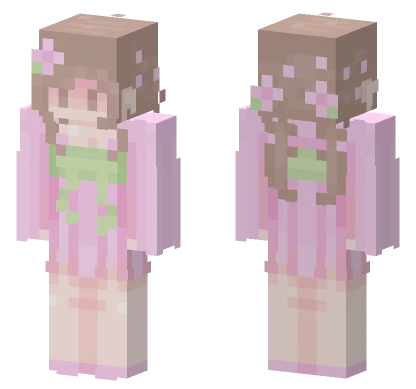 Cherry Hanfu Minecraft skin