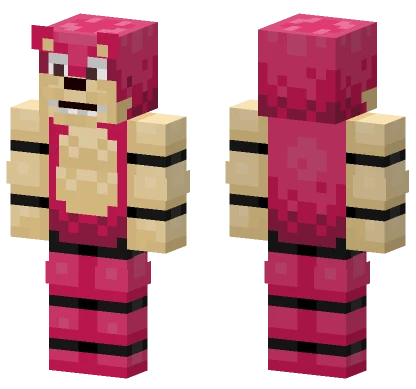 Cherry The Animatronic Hedgehog Minecraft skin