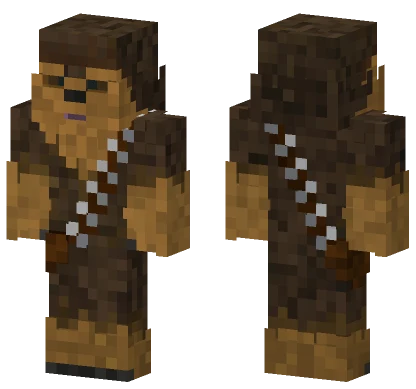 Chewbacca Detailed Skin Minecraft skin