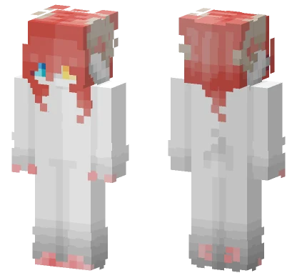 Chibi Base Hair Up Minecraft skin