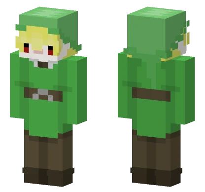 Chibi Ben Drowned Skin Minecraft skin