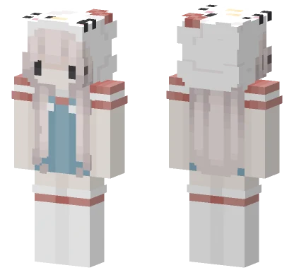 Chibi Hello Kitty Girl Minecraft skin