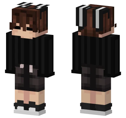 Chibi Simple Matching Minecraft skin