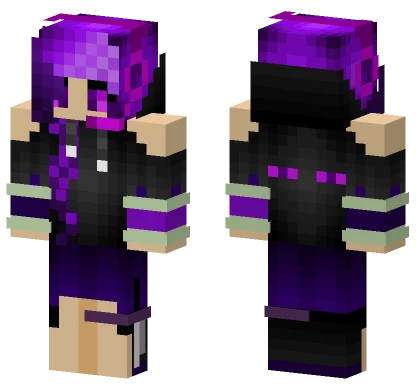 Chica Enderman 3 Resuvido Minecraft skin