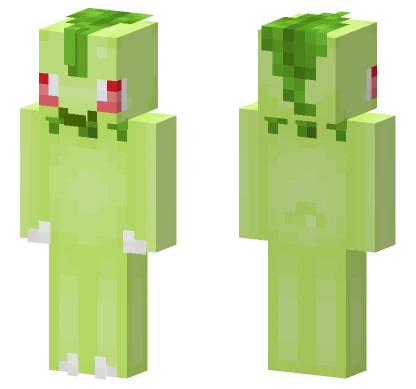 Chikorita Pokemon Minecraft skin
