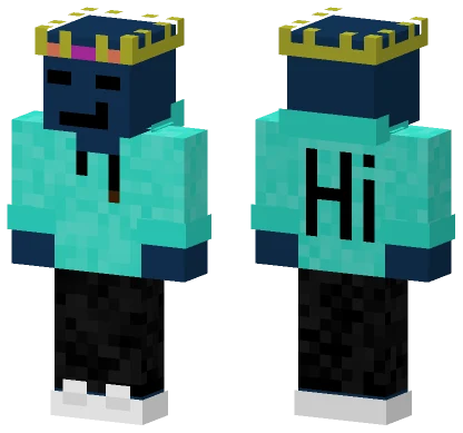 Chill The Bluestick Light Blue Minecraft skin