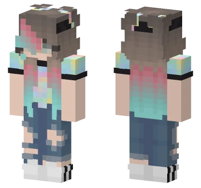 Chilling Feeling Girl Minecraft skin