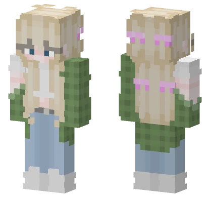 Chilling Girl Minecraft skin