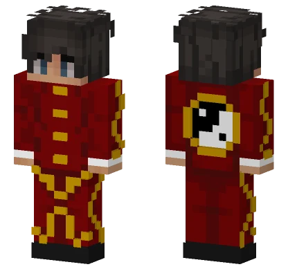 Chinese New Year Boy Minecraft skin