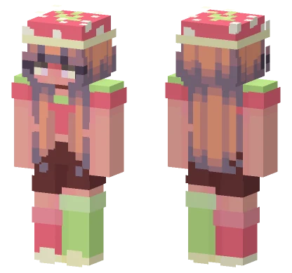Chocolate Dipped Strawberries Minecraft skin