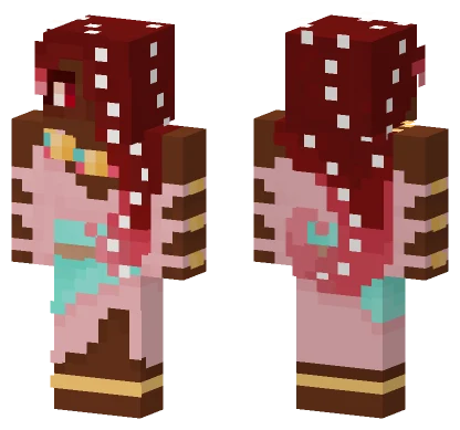 Chocolate Strawberry Cake Minecraft skin