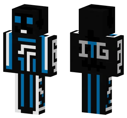 Chokiboll Blue Outfit Minecraft skin