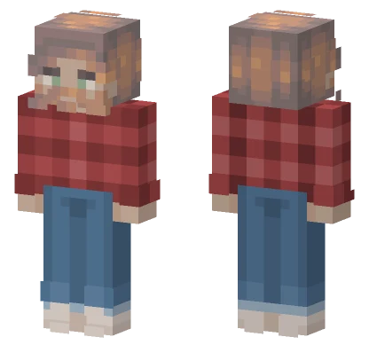 Chopping Wood Minecraft skin