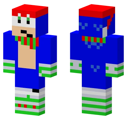 Christmas Boom Sonic Minecraft skin