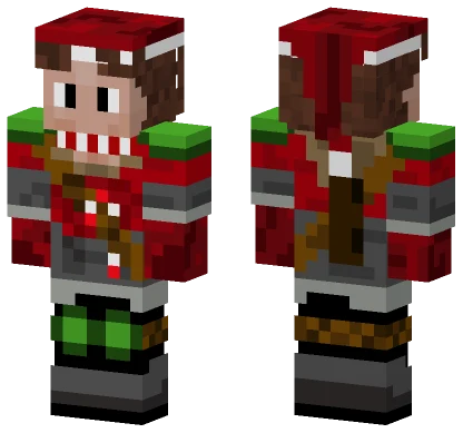 Christmas Confounded Adventurer Minecraft skin