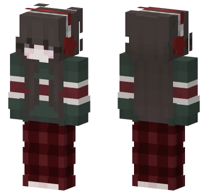 Christmas Egirl Minecraft skin