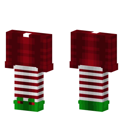 Christmas Elf Outfit Minecraft skin