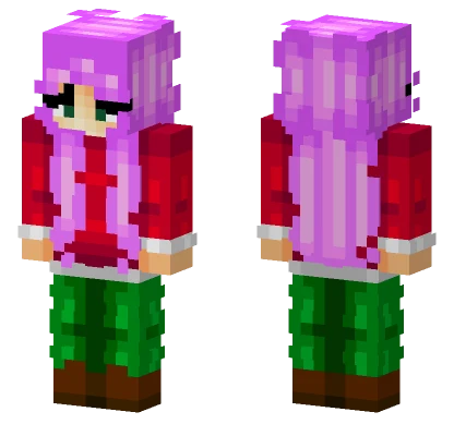 Christmas Girl Minecraft skin