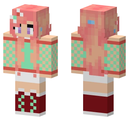 Christmas Girl Minecraft skin