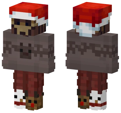 Christmas Groot Minecraft skin