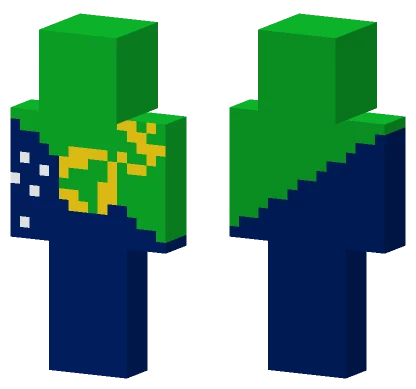 Christmas Island Flag Minecraft skin