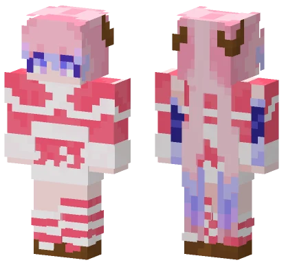 Christmas Kokomi Minecraft skin