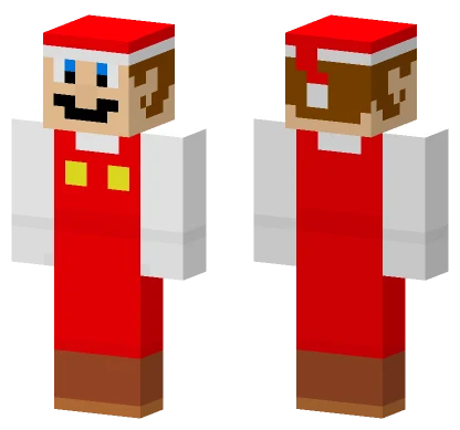 Christmas Mario Minecraft skin