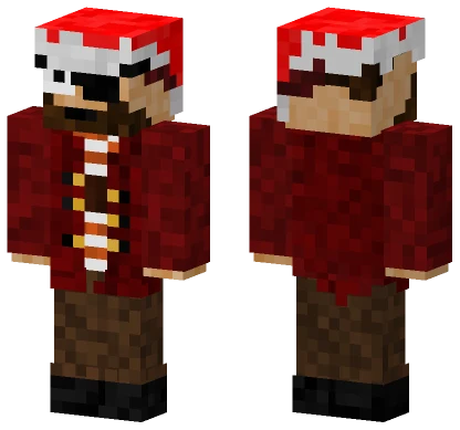 Christmas Pirate Minecraft skin