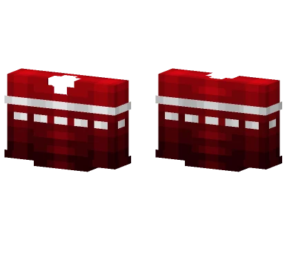 Christmas Red Sweater White Design Minecraft skin