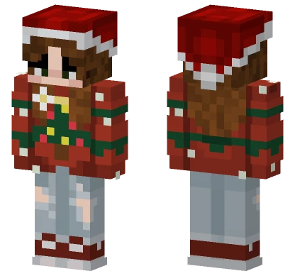 Christmas Skin Girl Minecraft skin