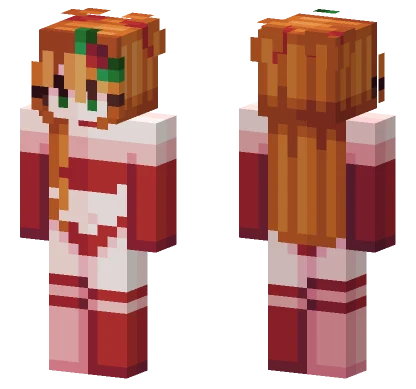 Christmas Soon Girl Minecraft skin