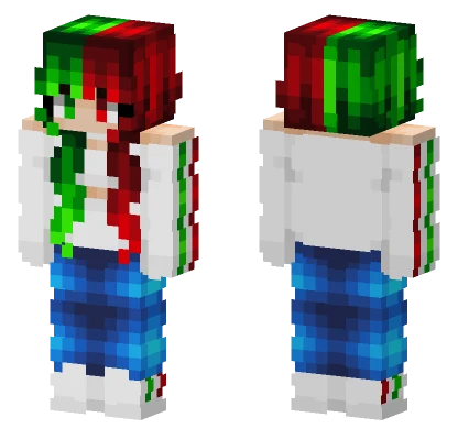 Christmas Spirit Girl Minecraft skin