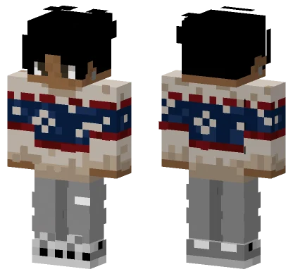 Christmas Sweater Boy Minecraft skin