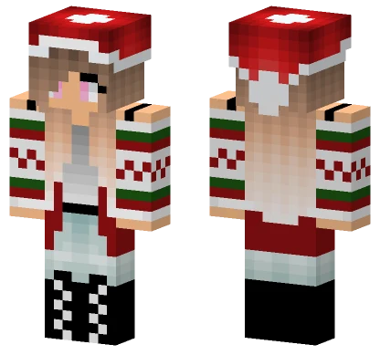 Christmas Sweater Girl Minecraft skin