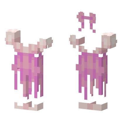 Cinderella Broken Dress 2 Base Minecraft skin